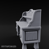 Ring-Handle Merchant Counter Miniature for Dungeons and Dragons, Pathfinder or other TTRPGs