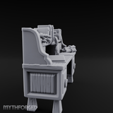 Ring-Handle Merchant Counter Miniature for Dungeons and Dragons, Pathfinder or other TTRPGs