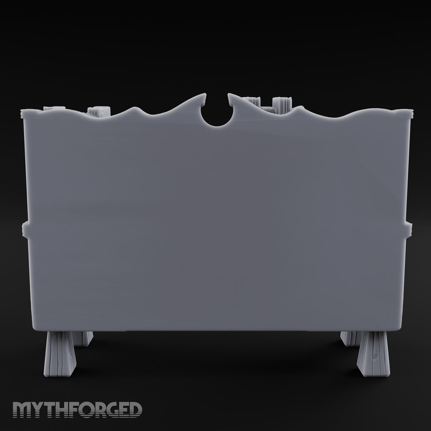 Ring-Handle Merchant Counter Miniature for Dungeons and Dragons, Pathfinder or other TTRPGs