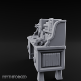 Ring-Handle Merchant Counter Miniature for Dungeons and Dragons, Pathfinder or other TTRPGs