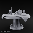 Lavish Feast Dining Table Miniature for Dungeons and Dragons, Pathfinder or other TTRPGs