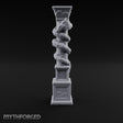 Dragon-Coiled Temple Pillar Miniature for Dungeons and Dragons, Pathfinder or other TTRPGs