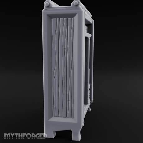 Formal-Dressed Mannequin Display Cabinet Miniature for Dungeons and Dragons, Pathfinder or other TTRPGs
