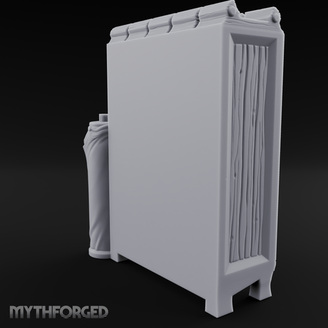 Formal-Dressed Mannequin Display Cabinet Miniature for Dungeons and Dragons, Pathfinder or other TTRPGs