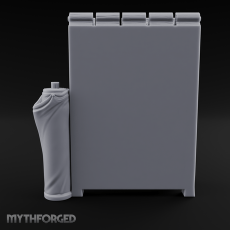 Formal-Dressed Mannequin Display Cabinet Miniature for Dungeons and Dragons, Pathfinder or other TTRPGs