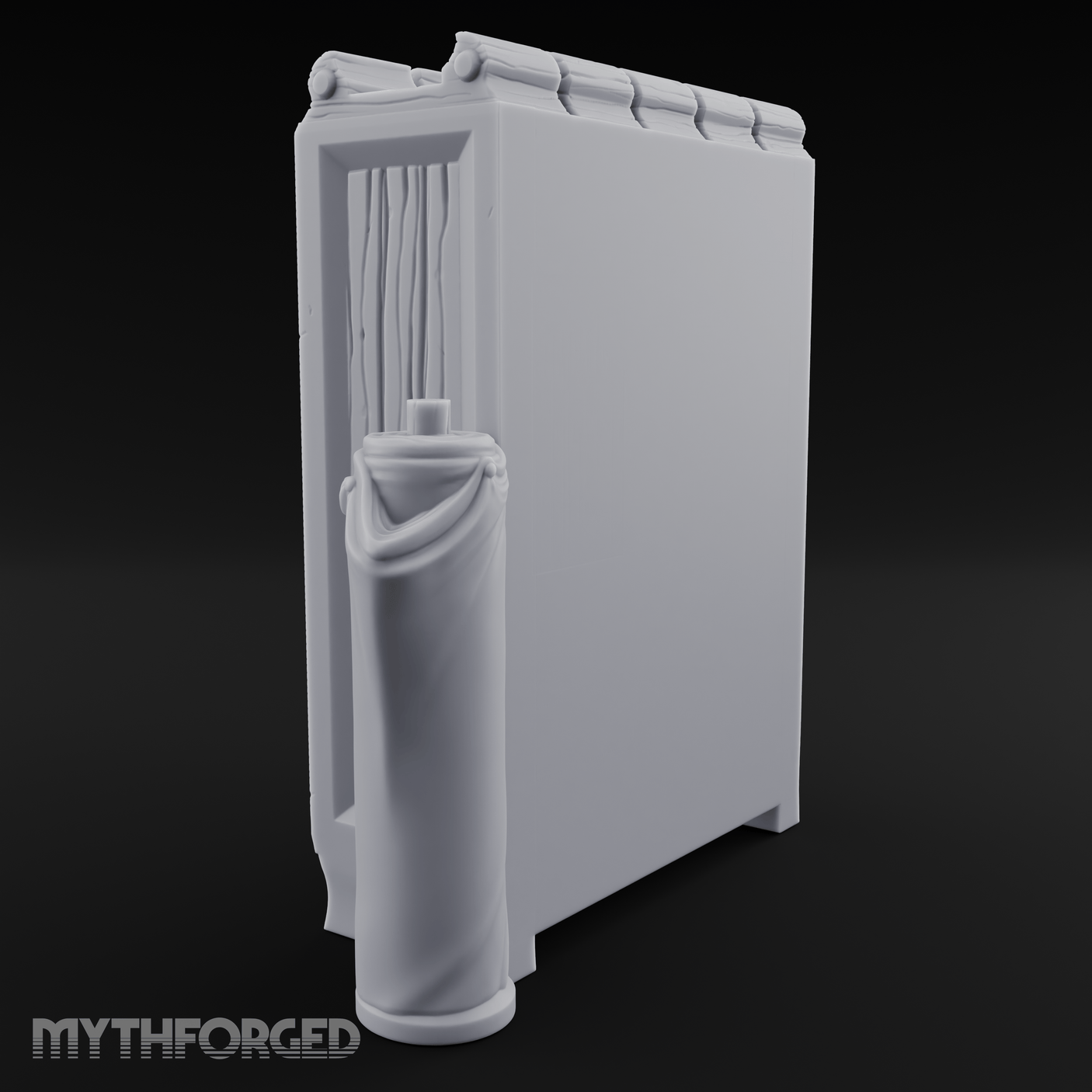Formal-Dressed Mannequin Display Cabinet Miniature for Dungeons and Dragons, Pathfinder or other TTRPGs