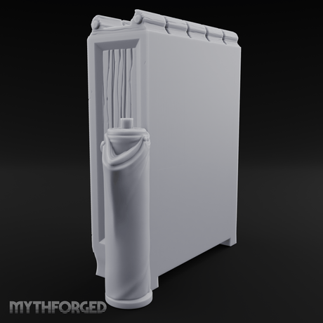 Formal-Dressed Mannequin Display Cabinet Miniature for Dungeons and Dragons, Pathfinder or other TTRPGs