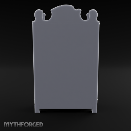 Mannequin-Dressed Tailor's Display Cabinet Miniature for Dungeons and Dragons, Pathfinder or other TTRPGs