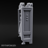 Mannequin-Dressed Tailor's Display Cabinet Miniature for Dungeons and Dragons, Pathfinder or other TTRPGs