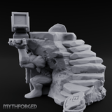 Anicent Dwarven Altar Miniature for Dungeons and Dragons, Pathfinder or other TTRPGs