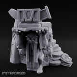 Anicent Dwarven Altar Miniature for Dungeons and Dragons, Pathfinder or other TTRPGs