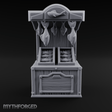 Fish-Monger's Market Stall Miniature for Dungeons and Dragons, Pathfinder or other TTRPGs