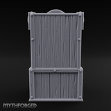 Fish-Monger's Market Stall Miniature for Dungeons and Dragons, Pathfinder or other TTRPGs