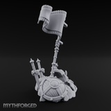 Ornate Ceremonial Banner Stand Miniature for Dungeons and Dragons, Pathfinder or other TTRPGs