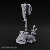 Ornate Ceremonial Banner Stand Miniature for Dungeons and Dragons, Pathfinder or other TTRPGs