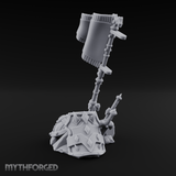 Ornate Ceremonial Banner Stand Miniature for Dungeons and Dragons, Pathfinder or other TTRPGs