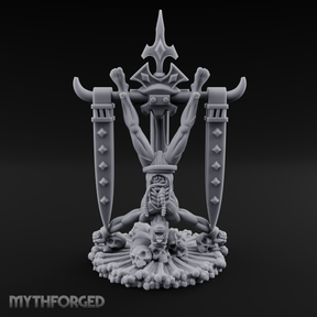 Macabre Bone Idol Miniature for Dungeons and Dragons, Pathfinder or other TTRPGs