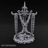 Macabre Bone Idol Miniature for Dungeons and Dragons, Pathfinder or other TTRPGs