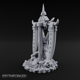 Macabre Bone Idol Miniature for Dungeons and Dragons, Pathfinder or other TTRPGs