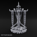 Macabre Bone Idol Miniature for Dungeons and Dragons, Pathfinder or other TTRPGs