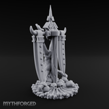 Macabre Bone Idol Miniature for Dungeons and Dragons, Pathfinder or other TTRPGs