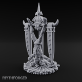 Macabre Bone Idol Miniature for Dungeons and Dragons, Pathfinder or other TTRPGs