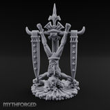 Macabre Bone Idol Miniature for Dungeons and Dragons, Pathfinder or other TTRPGs