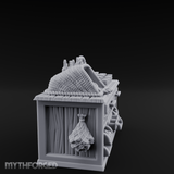 Rope-Handled Apothecary Counter Miniature for Dungeons and Dragons, Pathfinder or other TTRPGs