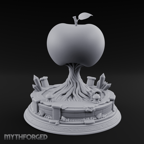 Fruit Bearing Tree Miniature for Dungeons and Dragons, Pathfinder or other TTRPGs