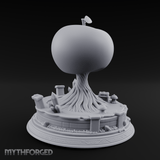 Fruit Bearing Tree Miniature for Dungeons and Dragons, Pathfinder or other TTRPGs