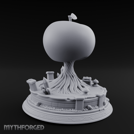 Fruit Bearing Tree Miniature for Dungeons and Dragons, Pathfinder or other TTRPGs