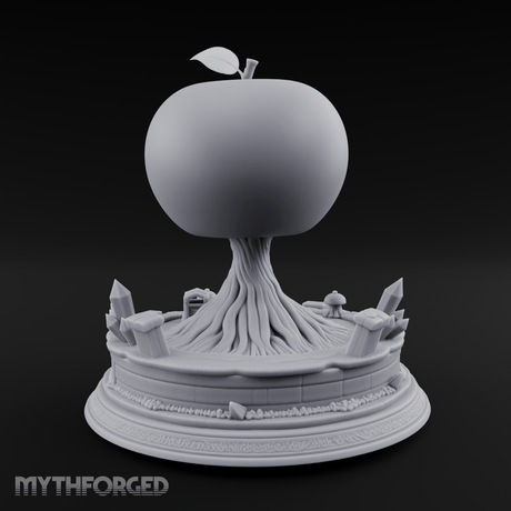 Fruit Bearing Tree Miniature for Dungeons and Dragons, Pathfinder or other TTRPGs