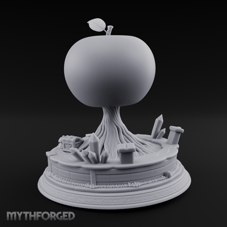 Fruit Bearing Tree Miniature for Dungeons and Dragons, Pathfinder or other TTRPGs