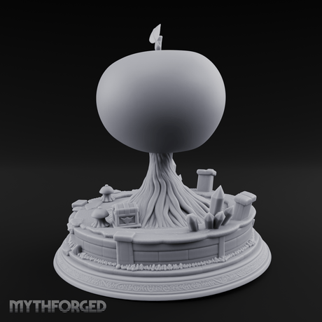 Fruit Bearing Tree Miniature for Dungeons and Dragons, Pathfinder or other TTRPGs