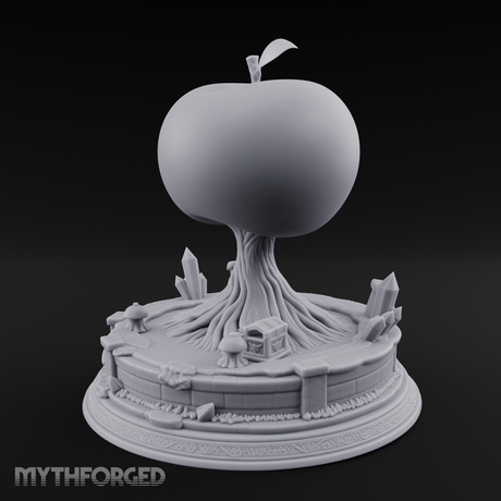 Fruit Bearing Tree Miniature for Dungeons and Dragons, Pathfinder or other TTRPGs