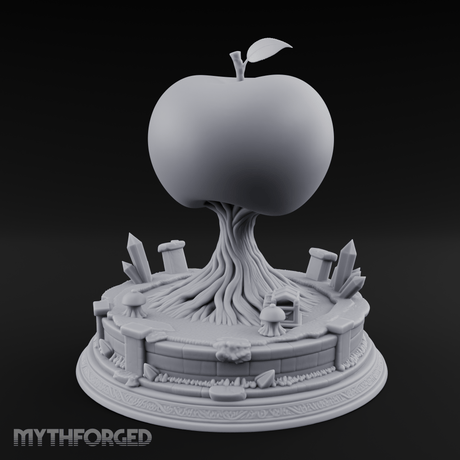 Fruit Bearing Tree Miniature for Dungeons and Dragons, Pathfinder or other TTRPGs