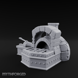 Ember-Glowing Blacksmith Furnace Miniature for Dungeons and Dragons, Pathfinder or other TTRPGs