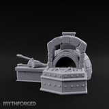 Ember-Glowing Blacksmith Furnace Miniature for Dungeons and Dragons, Pathfinder or other TTRPGs