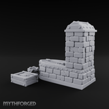 Cauldron-Topped Furnace Miniature for Dungeons and Dragons, Pathfinder or other TTRPGs
