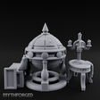 Spire-Topped Globe Miniature for Dungeons and Dragons, Pathfinder or other TTRPGs