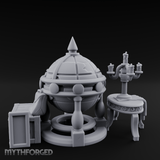 Spire-Topped Globe Miniature for Dungeons and Dragons, Pathfinder or other TTRPGs
