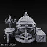 Spire-Topped Globe Miniature for Dungeons and Dragons, Pathfinder or other TTRPGs