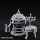 Spire-Topped Globe Miniature for Dungeons and Dragons, Pathfinder or other TTRPGs