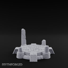 Rune-Etched Summoning Circle Miniature for Dungeons and Dragons, Pathfinder or other TTRPGs