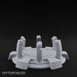 Rune-Etched, Broken Summoning Circle Miniature for Dungeons and Dragons, Pathfinder or other TTRPGs