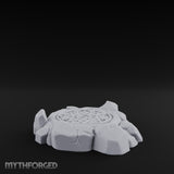Small Rune-Etched Summoning Circle Miniature for Dungeons and Dragons, Pathfinder or other TTRPGs