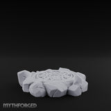 Small Rune-Etched Summoning Circle Miniature for Dungeons and Dragons, Pathfinder or other TTRPGs
