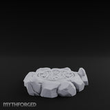 Small Rune-Etched Summoning Circle Miniature for Dungeons and Dragons, Pathfinder or other TTRPGs