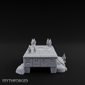 Rune-Carved Ritual Altar Miniature for Dungeons and Dragons, Pathfinder or other TTRPGs