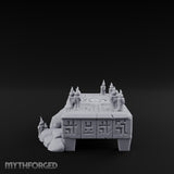 Rune-Carved Ritual Altar Miniature for Dungeons and Dragons, Pathfinder or other TTRPGs